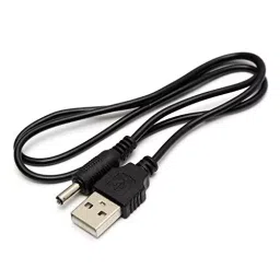 Invento 0.5mtr Long USB 2.0 Male Plug to 5V DC Barrel Power Jack Male Cable Cord ISC 1212-3N-18