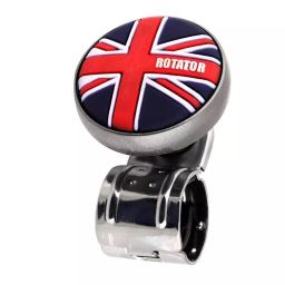AllExtreme EXSWSUJ2 33 mm Diameter Universal Power Handle Steering Wheel Spinner Knob for Cars (Union Jack)-16
