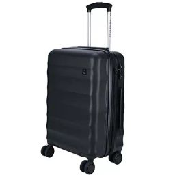 Nasher Miles Rome Hard-Sided Polycarbonate Check-In  Black 24 inch |65cm Trolley bag-image-106