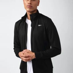 Reebok Black Regular Fit Sports Jacket-image-83