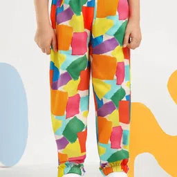 Somersault Boys Printed Joggers Trousers-image-58