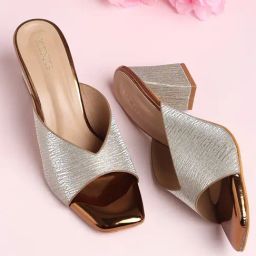 Iconics Women's Antique Gold Casual Sandals-image-92