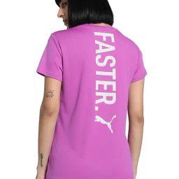 Puma Magenta Graphics Forever. Faster Regular Fit Running Tee image 2
