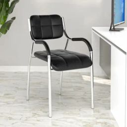 Nilkamal Indus Black Foam Visitor Chair with Arm-image-64