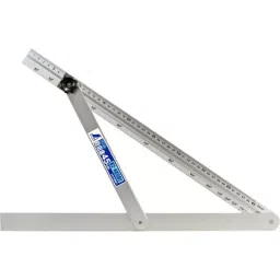 Shinwa Rules Aluminum Swivel Bracing Angle Scale 3 mm Thickness, 35327521-30