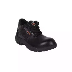 SWATCH Safety Shoes High Ankle Full Grain Leather Size UK 7 Black-image-43