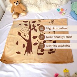 PLANET of Toys Yellow 1 Cotton 600 GSM Bath Towel-image-57