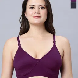 In Care Women Pack Of 2 Full Coverage Non Padded T-shirt Bra-image-57