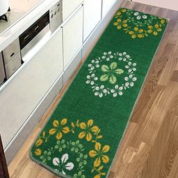 Saral Home Cotton Floor Runner Floral Printed - Green (Color May Vary)-image-17