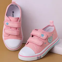 Cute Walk by Babyhug Casual Shoes With Velcro Closure Sequin Detailing - Pink-picture-32