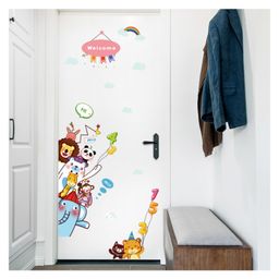 JAAMSO ROYALS Cartoon Animal Design Vinyl Self Adhesive Home Décor Wall Sticker (60 CM X 90 CM)-image-52
