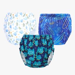 Chinmay Kids Baby Panty Boys and Girls Reusable Washable Printed Panty Pack of 3-92