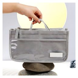 COZY VIBES Travel Makeup Bag Cosmetic Bag Makeup Bag Toiletry Bag,Mini Makeup Pouch,Multi Compartments Large Capacity Portable Travel Cosmetic Bag with Handle- PACK OF 1- COLOR MAY VARY-51