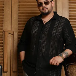 Instafab Plus Men Comfort Opaque Casual Shirt-image-69