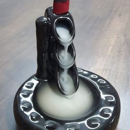 Brahmz Black Ceramic Smoke Backflow Fountains With Incense Cones-image-15