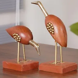 ADA Handicraft Brown Figurine Showpiece-image-20
