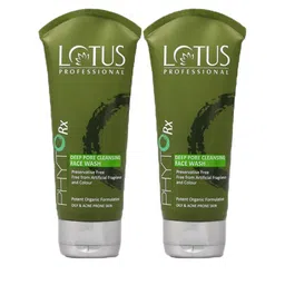 Lotus Professional Set Of 2 Phytorx Deep Pore Cleansing Face Wash  - 80 gm-12