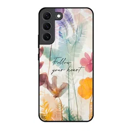 QRIOH Floral Printed Samsung Galaxy S22 Back Case Mobile Accessories-picture-17