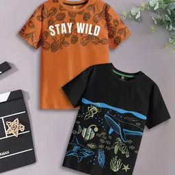 CODEZ Boys 2 Pure Cotton T-shirt-image-56