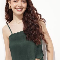 DressBerry Effortlessly Chic Accordion Pleated Crop Top-image-19