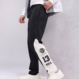 HRX by Hrithik Roshan Men Colourblocked Lifestyle Joggers-image-58