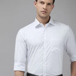 Park Avenue Slim Fit Checked Formal Shirt-picture-14