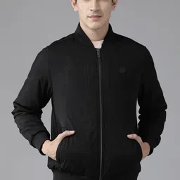 Van Heusen Geometric Bomber Jacket-image-98