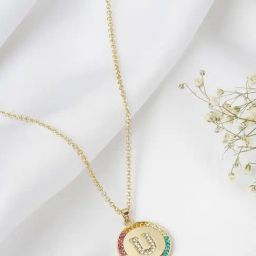 Joker & Witch Golden Starlet Alphabet U Necklace-picture-37
