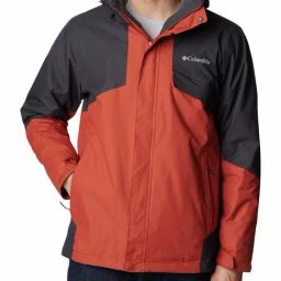 Columbia Orange & Black Regular Fit Reversible Jacket-picture-41