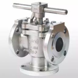Aira 3GLP Hand lever 3Way Plug Valve Flanged 150# 76.2 mm (3 Inch) (Body WCB, Plug CF8)-image-61