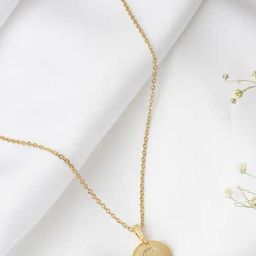 Joker & Witch Golden Silken Alphabet C Necklace-picture-27
