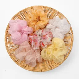 Dvabeautyshop Women Set of 6 Ponytail Holders-22