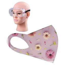 ORILEY GC-002139 Universal Girls & Women Goggle & Reusable Face Mask Pink-picture-45