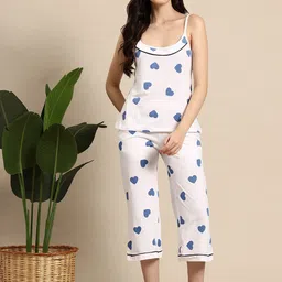 Mast & Harbour Conversational Printed Night suit-picture-34