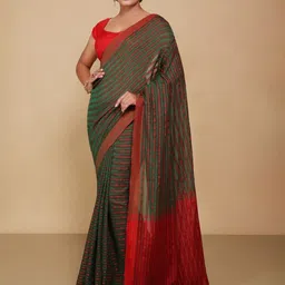 BENGAL HANDLOOM Woven Design Art Silk Taant Saree-image-61
