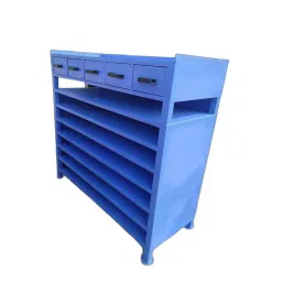 Rimsha 100 cm Industrial Tool Storage Rack Blue 500 Kg Load Capacity, RIM-24-47