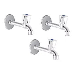 FLO Long Body Tap Stainless Steel Chrome Finish Silver, FG1322 ( Pack of 3)-image-93