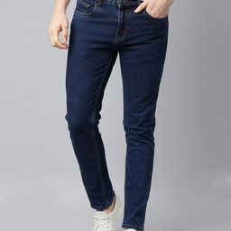 Mast & Harbour Men Blue Slim Tapered Fit Stretchable Jeans-image-59