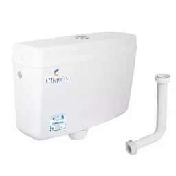 Cliquin Wall Mount PVC Premium Flushing Cistern Complete Set with 10 L Flush Tank, CS-106-image-55
