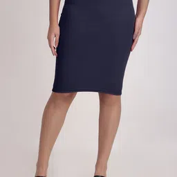 PRIME LOVE Above Knee Pencil Skirt-image-49