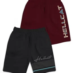 HELLCAT Boys Typography Printed Shorts-8