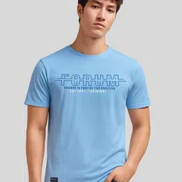 SUN 'N' SUMMER Typography Printed Round Neck Tshirt-image-125