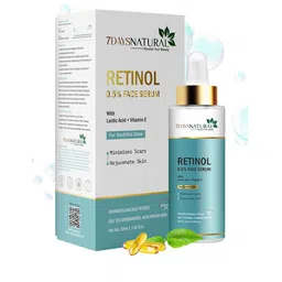 7 DAYS Retinol 0.5% Face Serum With Lactic Acid & Vitamin E For Youthful Glow - 30 ml-28