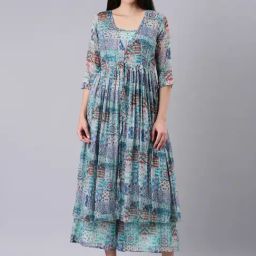SHOWOFF Sea Green Printed Co-ord Set-image-21