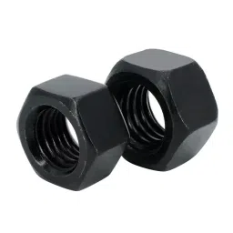 UBR M22 x 2.5 mm Mild Steel Hexagon Hex Nut Black, HNMS-22-11