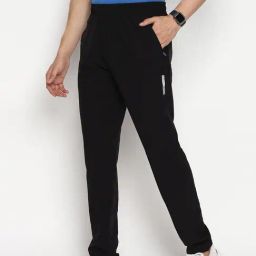 Van Heusen Performance Regular Fit Swift Dry High Stretch Trackpants - Black image 3