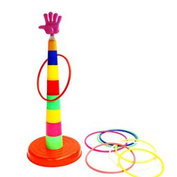 The Viyu Box Imported Plastic Ring Toss Quoits Hoopla Throw Game For Kids(Multicolor) image 1