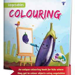 Blossom Vegetable Coloring and Art Book for Fun Activities  - English-11