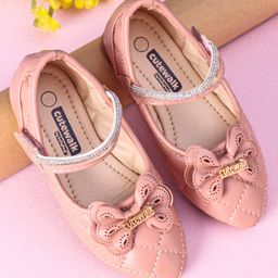 Cute Walk by Babyhug Sandals with Bow Applique - Pink-image-82