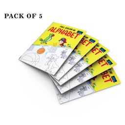 Book Ford Publications Fill Colour In Alphabets Set Of 5 - English-picture-25